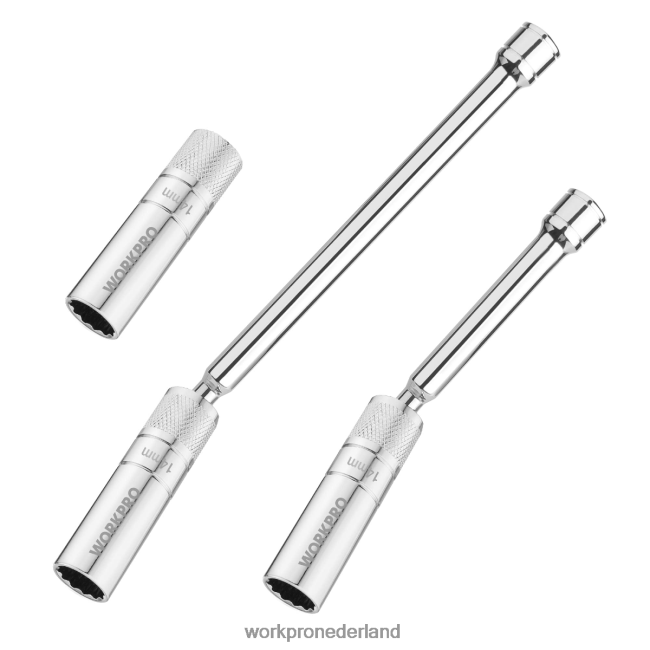 hulpmiddel WORKPRO 3 stuks-14 mm dunne wandcontactdoos met 6- en 10-inch verlengstukkenmagnetische draaibare bougiedopset behulpzaam 4NVZH8143 hulpmiddel WORKPRO 3 stuks-14 mm dunne wandcontactdoos met 6- en 10-inch verlengstukkenmagnetische draaibare bougiedopset behulpzaam 4NVZH8143